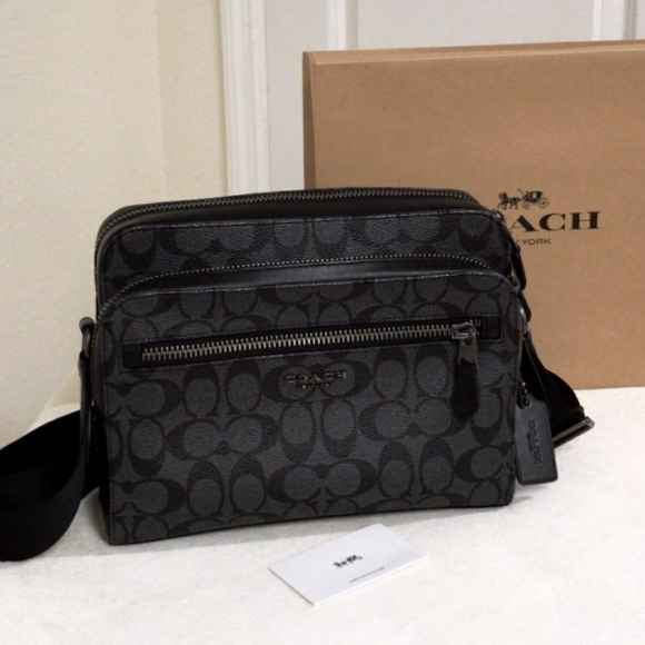 Coach Other - Coach West Camera Bag In Signature Canvas